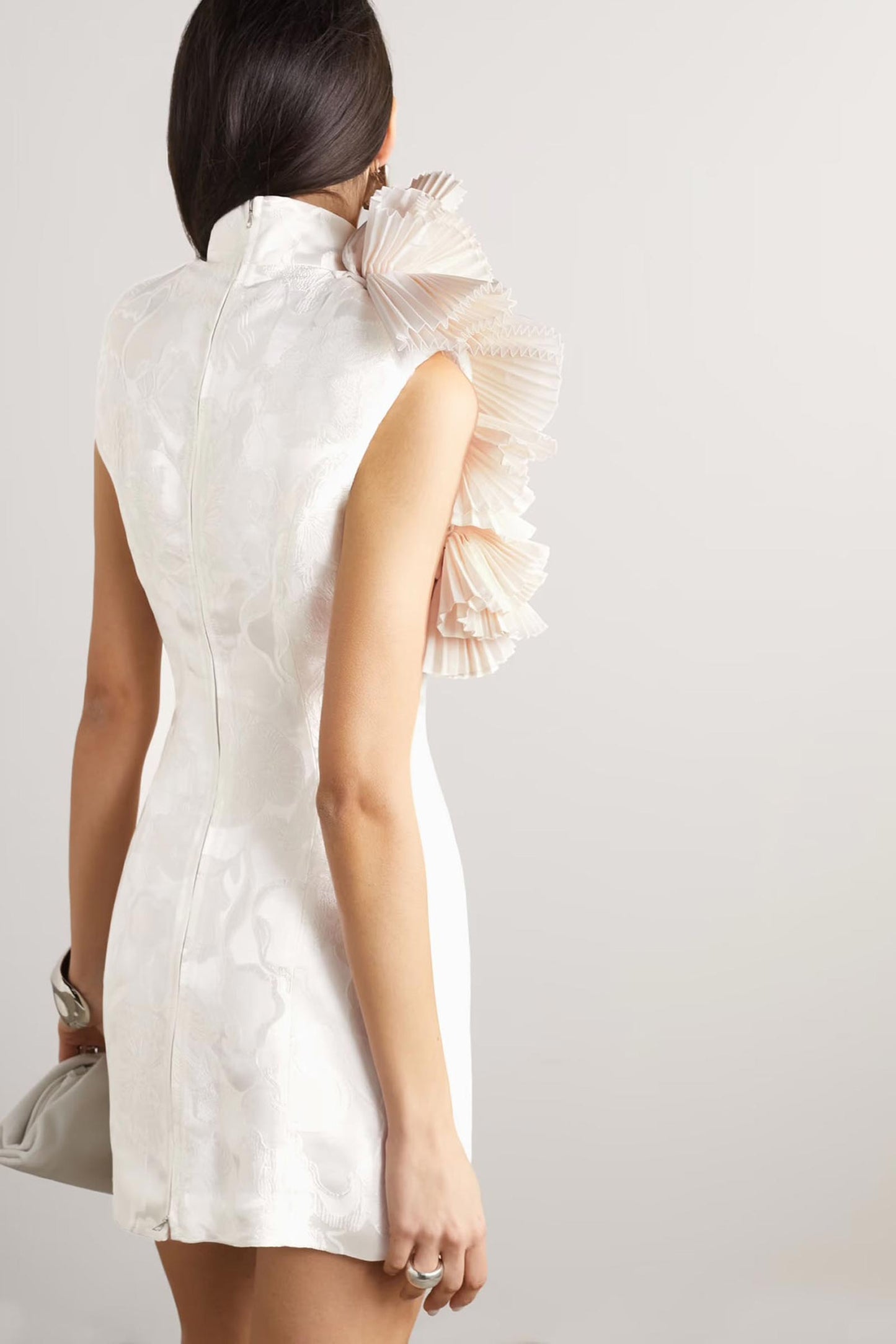 Dries Van Noten - Satin-Jacquard Mini Dress