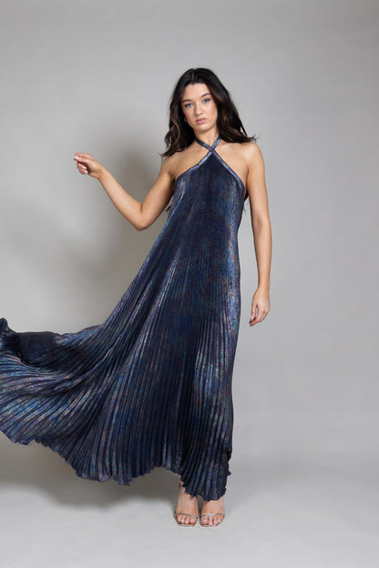 L'IDEE – Deesse Gown x Navy Galaxy