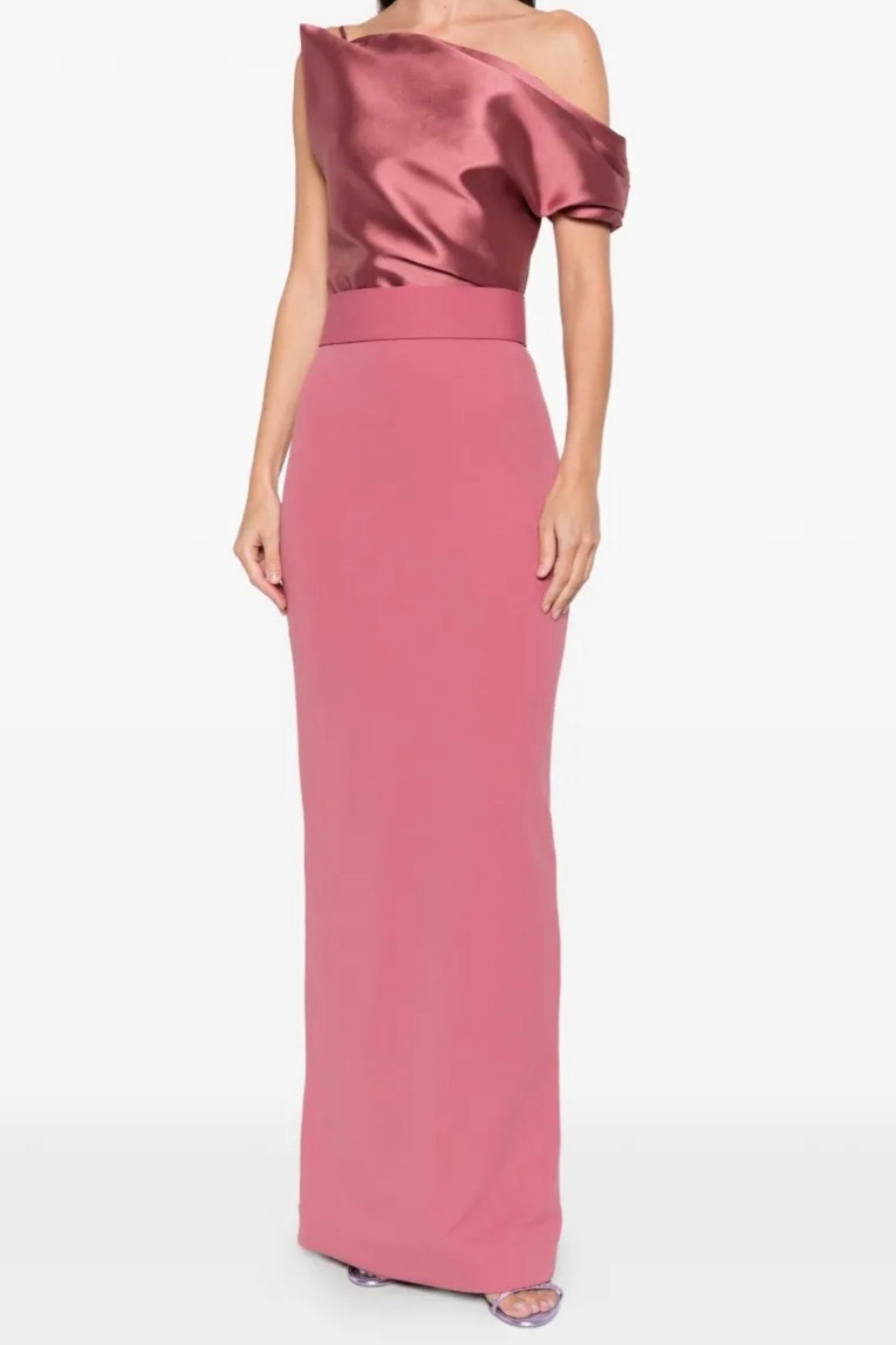 Solace London - Magda One-Shoulder Maxi Dress