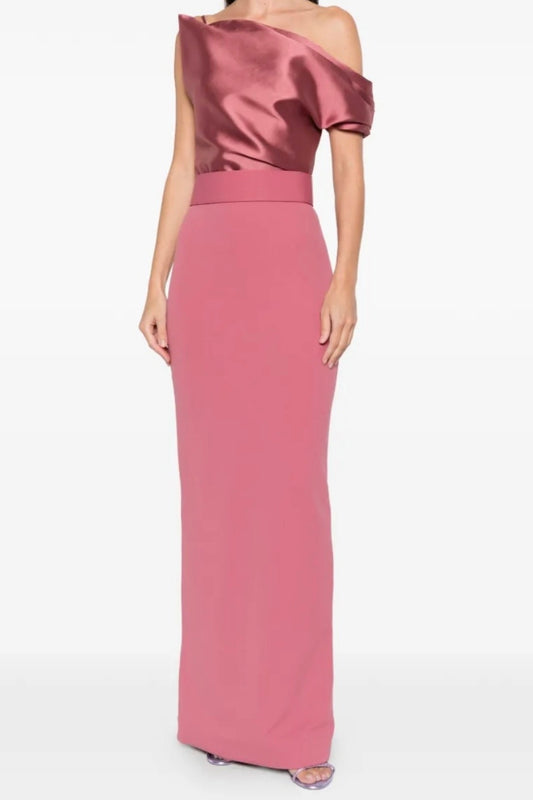 Solace London - Magda One-Shoulder Maxi Dress