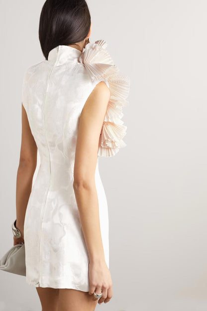 Dries Van Noten - Satin-Jacquard Mini Dress