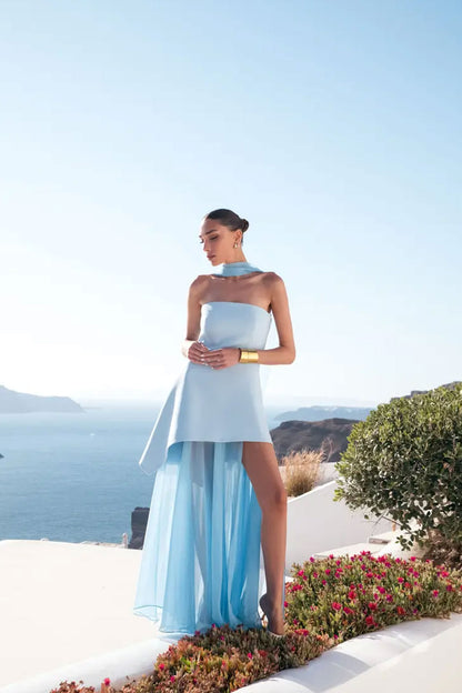 Matters Store Monaco Gown x Sky Blue